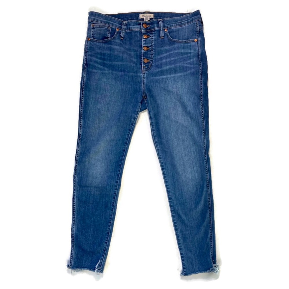 Madewell 10” High Rise Denim Jeans Button Fly 32